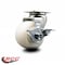 Service Caster 4 Inch Nylon Swivel Caster with Roller Bearing and Brake SCC SCC-20S420-NYR-TLB - alternate 4